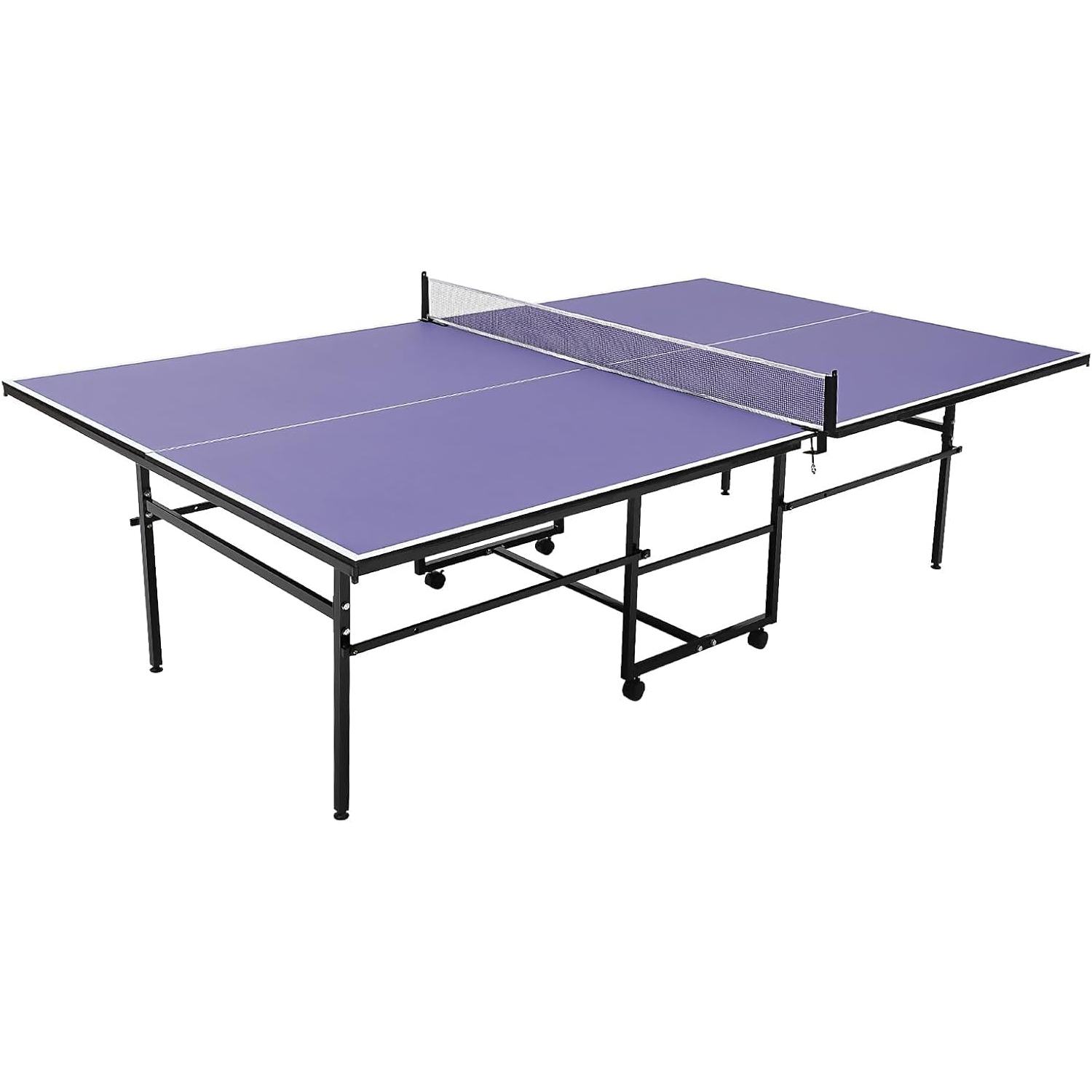 Table Tennis Net Set - 8피트 휴대용 탁구대, 성인 및 청소년을