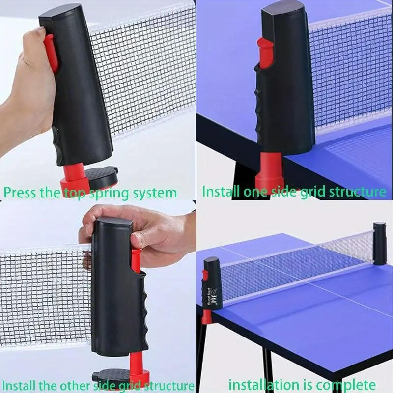 Table Tennis Net Set - 2025 핫 탁구 네트 어디서든 접이식