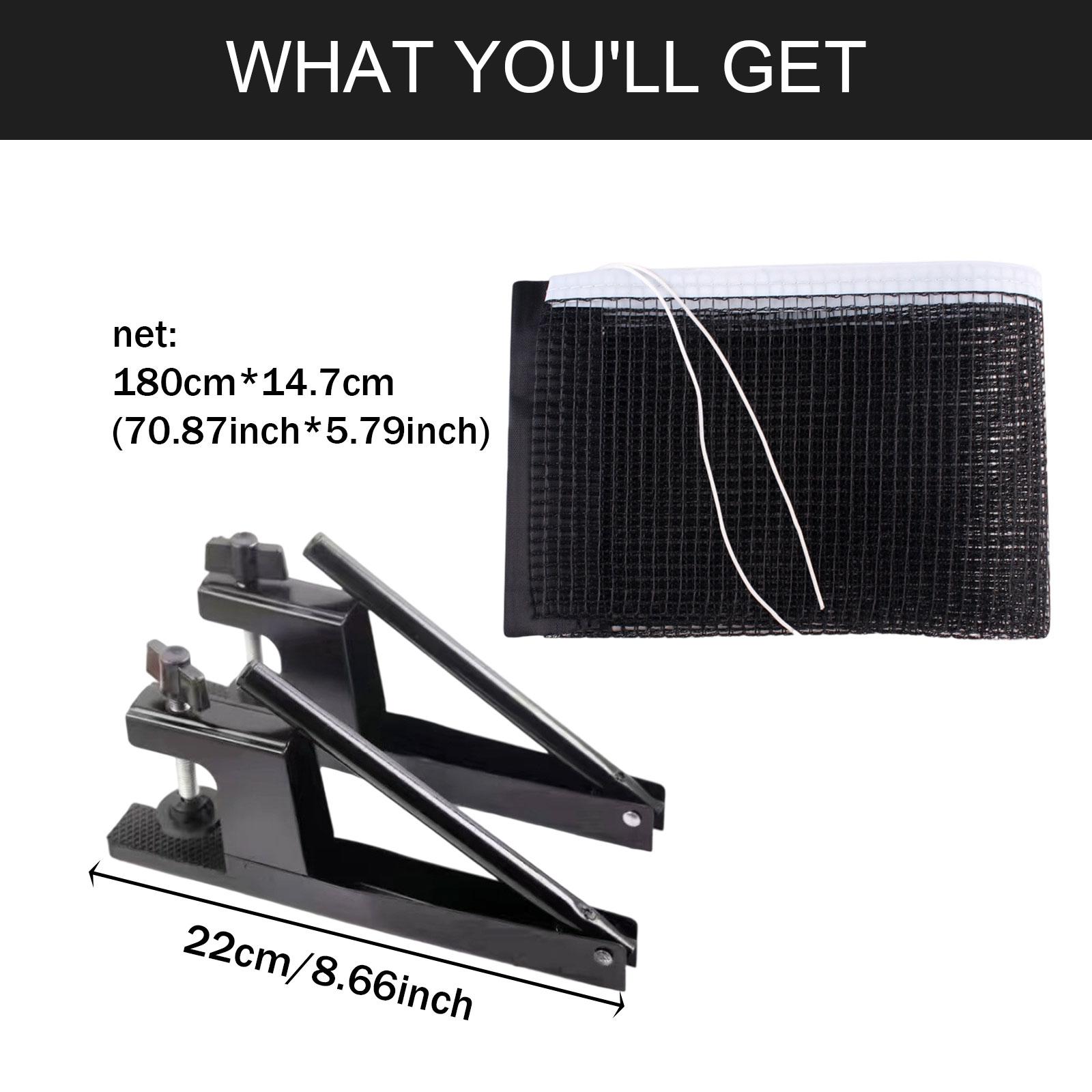 Table Tennis Net Set - 접이식 탁구 네트 및 포스트 세트,