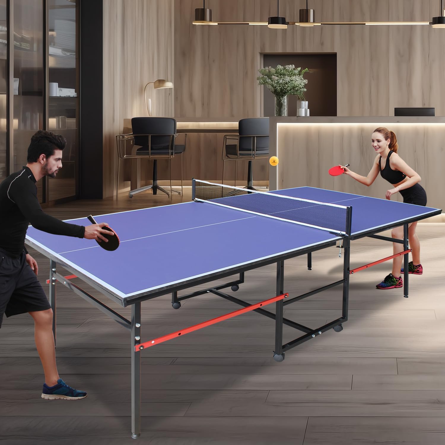 8피트 휴대용 탁구대, 성인 및 청소년을 위한 전문 게 - Table Tennis Net Set 리뷰 및 가격