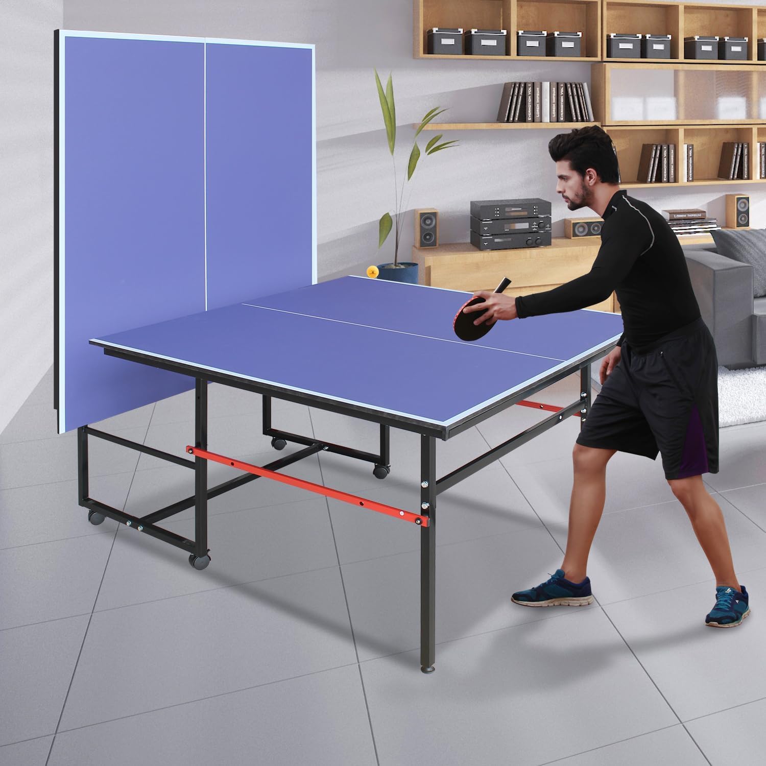 8피트 휴대용 탁구대, 성인 및 청소년을 위한 전문 게 - Table Tennis Net Set 리뷰 및 가격