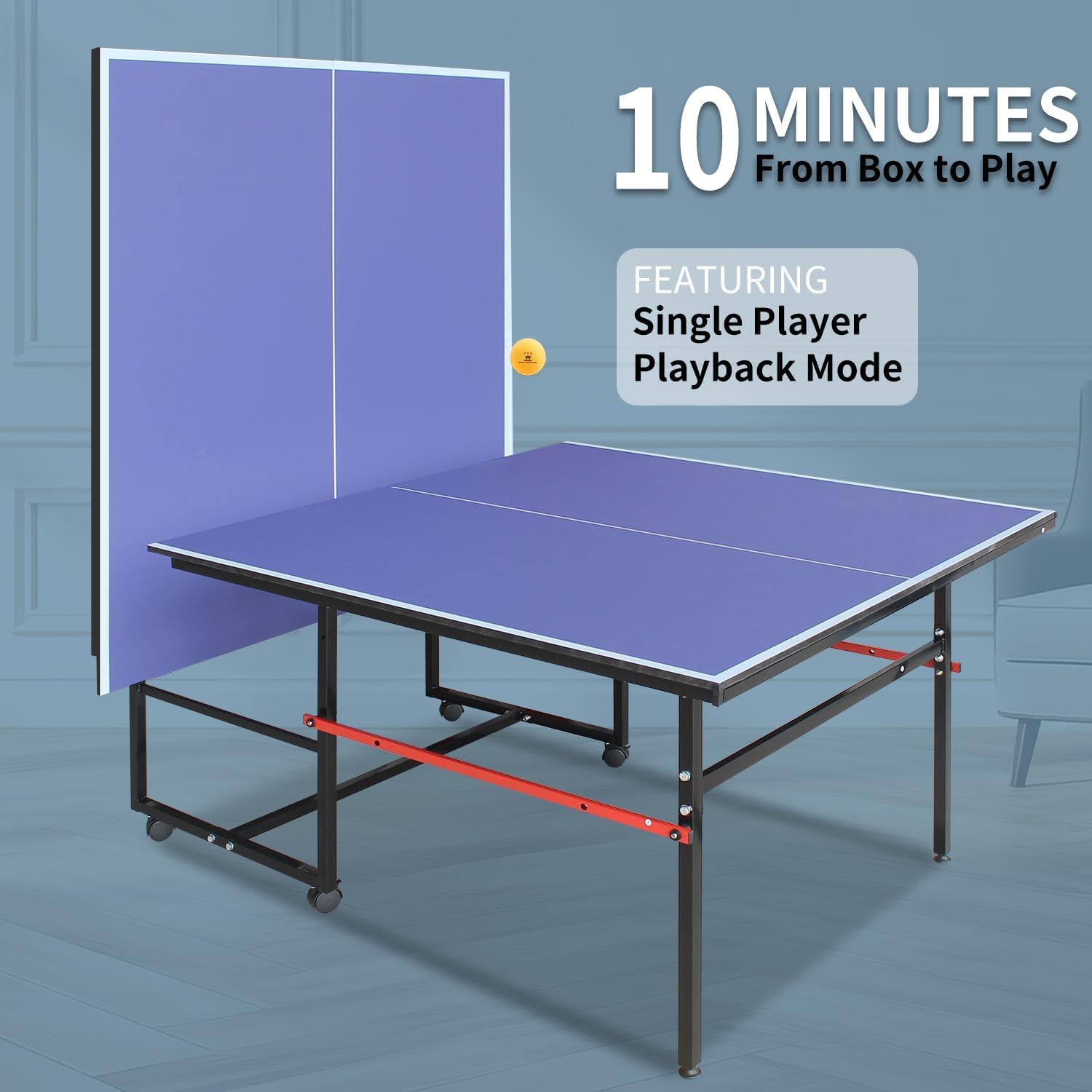8피트 휴대용 탁구대, 성인 및 청소년을 위한 전문 게 - Table Tennis Net Set 리뷰 및 가격