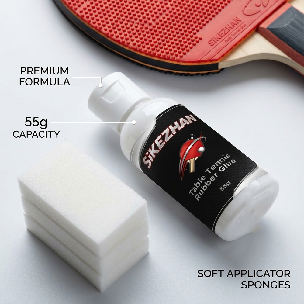 55G 탁구 고무 접착제 핑퐁 패들 접착제(라켓 조립용 - Table Tennis Association 리뷰 및 가격