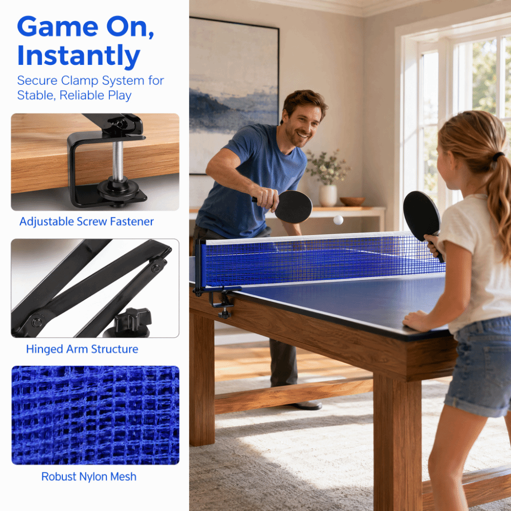 나일론 탁구 네트 금속 조절식 세트 조절 가능한 클램프 - Table Tennis Net Set 리뷰 및 가격