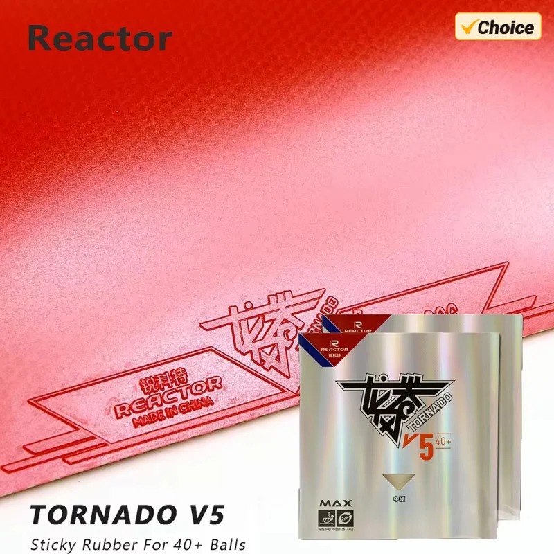 REACTOR Tornado V5 탁구 러버 스티키 루 - Table Tennis Association 리뷰 및 가격