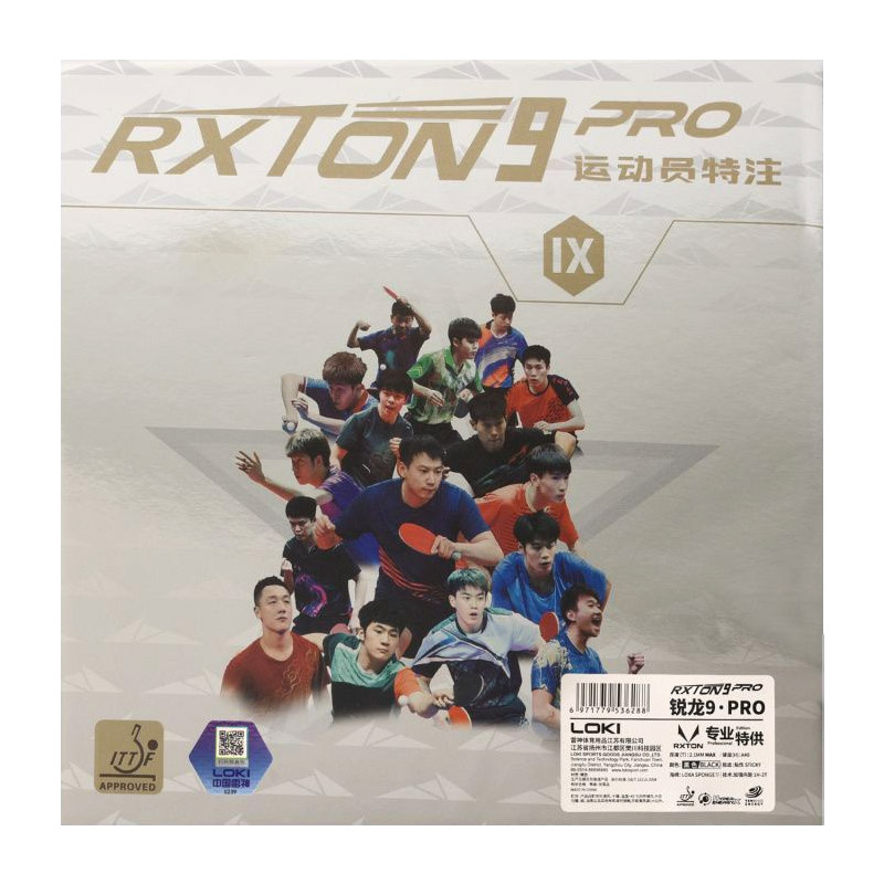 LOKI RXTON 9 PRO 탁구 고무 전문 선수용  - Table Tennis Equipment 리뷰 및 가격