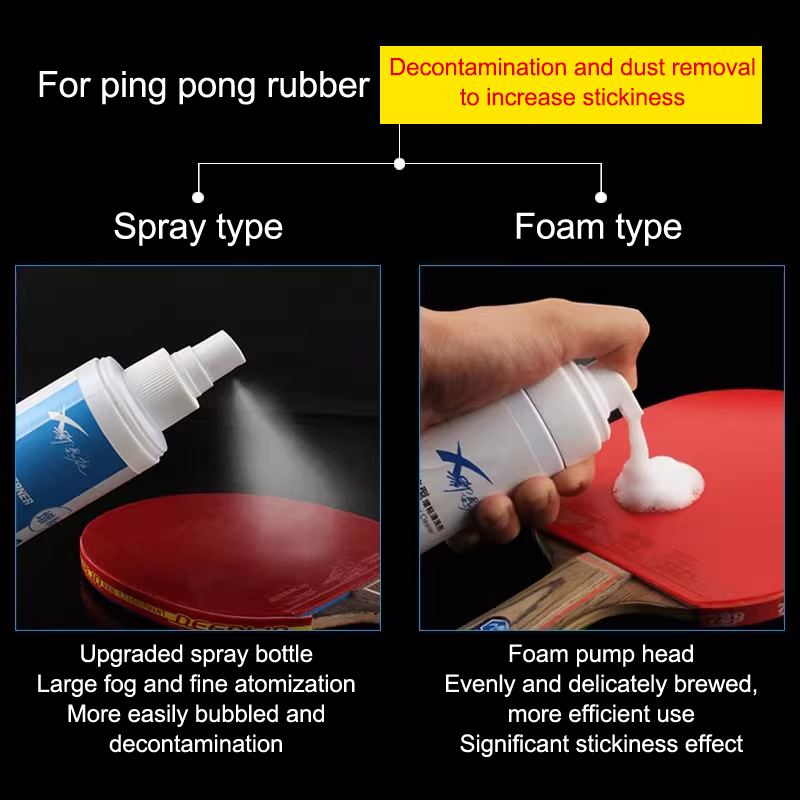 100ml 고무 클리너 스프레이 특수 청소제 라켓 닦기 - Table Tennis Rubber Protective Film 리뷰 및 가격
