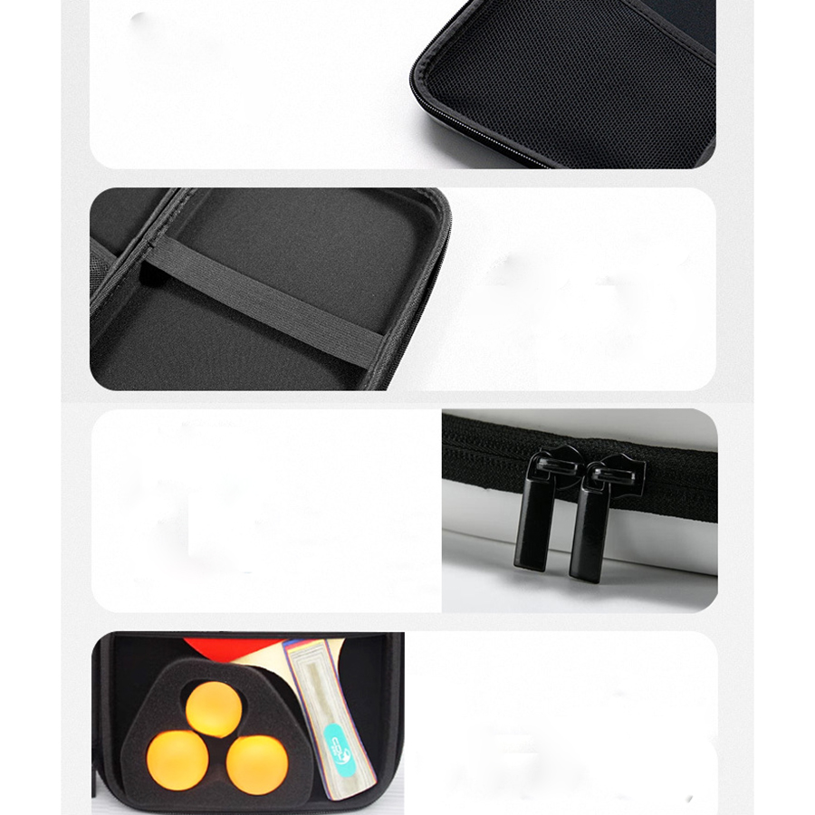 새로운 EVA 하드 쉘 고급 탁구 스포츠 클럽 사각형  - Table Tennis Equipment 리뷰 및 가격